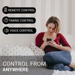 Lunabode LED Smart Plug - 2 Pack Smart Home 2.4G Wi-Fi Plugs Outlet Works with Echo, Alexa & Google Home | Smart Plug for Home with Timer, Remote,Voice & Group Controller | No Hub Required