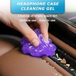 Car Cleaning Gel,Reusable Car Cleaning Putty for Interior Detailing, Car Cleaning Supplies, Auto Detailing Tools, Car Slime for Dust Removal, Car Accessories Interior, Car Cleaning Kit(Purple, 0.8 OZ)