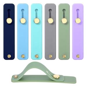 6 Pcs Phone Loop Finger Holder Universal Phone Strap Portable Phone Grip Phone Finger Strap Loop for Phone Case Phone Holder for Hand Phone Grips for Back of Phone