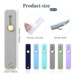 6 Pcs Phone Loop Finger Holder Universal Phone Strap Portable Phone Grip Phone Finger Strap Loop for Phone Case Phone Holder for Hand Phone Grips for Back of Phone