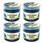 4 Pk Auto Cleaning Putty Gel Reusable Dust Cleaner Slime Keyboard Car Electronic Dirt Removal Wipe Auto Scratch-Free Reusable Detail Cleaning Tools Household Supplies Multi Purpose