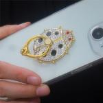 Ycciksld 3 Pcs Cell Phone Finger Holder Finger Grip Phone Case Phone Kickstand Attachment for All Smartphones (3 Kind White)