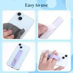 6 Pcs Phone Loop Finger Holder Universal Phone Strap Portable Phone Grip Phone Finger Strap Loop for Phone Case Phone Holder for Hand Phone Grips for Back of Phone