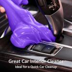 PULIDIKI Car Cleaning Gel Clean Putty, Universal Car Interior Cleaner Slime, Perfect Cleaning Kit Supplies, Auto Detailing Tools Accessories, Dust Remover Gifts for Men Women Purple