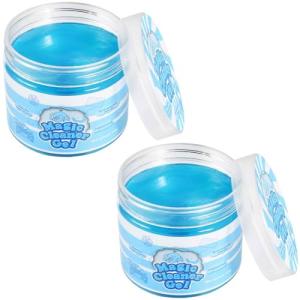 SenseYo 2 Pack Car Cleaning Gel Putty, Car Interior Cleaner Slime Auto Detailing Tools Universal for Notebook Keyboard Camera