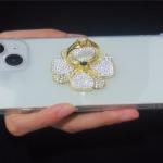 Ycciksld 3 Pcs Cell Phone Finger Holder Finger Grip Phone Case Phone Kickstand Attachment for All Smartphones (3 Kind White)