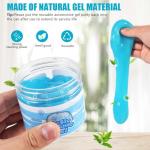 SenseYo 2 Pack Car Cleaning Gel Putty, Car Interior Cleaner Slime Auto Detailing Tools Universal for Notebook Keyboard Camera
