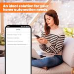 New Generation! Briidea Smart WiFi Temperature Control Outlet Compatible with Alexa Google Assistant, Perfect for Households Greenhouses Reptile Enclosures Incubators, 110V/16A