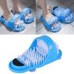 LUITON 2 Pack Foot Scrubber Massager Scrub Feet Cleaner Washer Brush for Shower Spa Massage Floor Slipper for Exfoliating Cleaning Foot