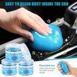 SenseYo 2 Pack Car Cleaning Gel Putty, Car Interior Cleaner Slime Auto Detailing Tools Universal for Notebook Keyboard Camera