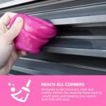 ASFSKY Keyboard Cleaner Universal Cleaning Gel,Slime for Detailing Car Interior Dust Putty Cleaning Goop Cleaner Wipes Swaps for PC Tablet Laptop Keyboards, Cameras,Car Vents, 160g/5.6oz,Rose Red