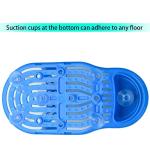 LUITON 2 Pack Foot Scrubber Massager Scrub Feet Cleaner Washer Brush for Shower Spa Massage Floor Slipper for Exfoliating Cleaning Foot