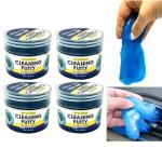4 Pk Auto Cleaning Putty Gel Reusable Dust Cleaner Slime Keyboard Car Electronic Dirt Removal Wipe Auto Scratch-Free Reusable Detail Cleaning Tools Household Supplies Multi Purpose