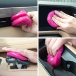 ASFSKY Keyboard Cleaner Universal Cleaning Gel,Slime for Detailing Car Interior Dust Putty Cleaning Goop Cleaner Wipes Swaps for PC Tablet Laptop Keyboards, Cameras,Car Vents, 160g/5.6oz,Rose Red