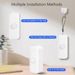 WiFi Smart Motion Sensor: Wireless PIR Motion Detector for Home Security, Infrared Motion Sensor with App Notification Alert, Support Voice Command Via Alexa (1-Pack)