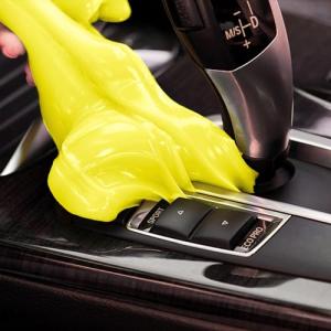 PULIDIKI Car Cleaning Gel Detailing Kit Clean Putty Gel Reusable Auto Detail Tools Car Slime Cleaner Cleaning Supplies, Dust Remover Gifts for Men Women Yellow