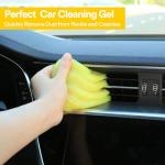PULIDIKI Car Cleaning Gel Detailing Kit Clean Putty Gel Reusable Auto Detail Tools Car Slime Cleaner Cleaning Supplies, Dust Remover Gifts for Men Women Yellow