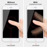 Weewooday 6 Pieces Phone Grip Holder Cell Phone Grip Strap Telescopic Finger Strap Stand Universal Finger Kickstand for Most Smartphones(Soft Colors)