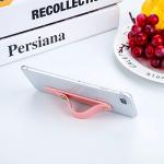 Weewooday 6 Pieces Phone Grip Holder Cell Phone Grip Strap Telescopic Finger Strap Stand Universal Finger Kickstand for Most Smartphones(Soft Colors)