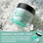 ASFSKY Car Cleaning Gel (Green,Magnolia) Cleaning Putty Universal Dust Cleaning Car Interior Cleaner Keyboard Dust Remover Car Slime Gifts for Women Girl Men（1 Pack）