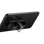 LOEFLIFA 3pcs Phone Finger Strap Holder Set for Smartphones, Anti-Drop Grip Ring Stand with Black, Gold, and Silver Colors, Compatible with Most Cell Phones for Safe One-Hand Use