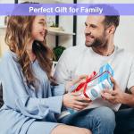 BESKAR Shower Foot Scrubber Mat with Non-Slip Suction Cups, Foot Spa Brush for Cleaning & Exfoliating Your Feet No Bend, Foot Points Reflexology Mat for Relax Your Feet