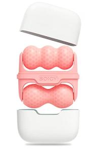 Ice Roller Double Ended, Ice Roller for Face & Eye Puffiness Relief, Ice Face Roller Massager for Migraine Pain, 2 in 1 Facial Ice Roller Skin Care Tool for Whole Body Minor Injury Cold Compress