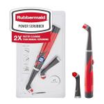 Rubbermaid Reveal Power Scrubber with Multi-Purpose & Grout Head, Cordless Electric Battery Powered Scrub Brush, Water Resistant, for Home/Kitchen/Bathroom/Grout/Tile/Shower/Tub