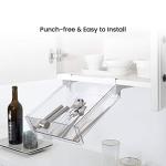 vacane Under Shelf Basket Organizer, Under Shelf Storage Drawer Pull Out, Under Cabinet Basket Hanging Holder for Cupboard Cabinet Pantry Kitchen, Add-on Space Saver