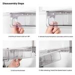 vacane Compact-depth Under Shelf Basket Organizer, Under Shelf Storage Drawer Pull Out, Under Cabinet Basket Hanging Holder for Cupboard Cabinet Pantry Kitchen, Add-on Space Saver