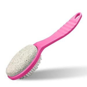 WAFJAMF Foot Stone Brush Exfoliating Brush Shower Foot Srubber with Pumice(1 PCS Rose Red)