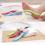 WAFJAMF Foot Stone Brush Exfoliating Brush Shower Foot Srubber with Pumice(1 PCS Rose Red)