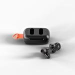 Skullcandy Dime 3 Wireless Earbuds, Bluetooth Headphones, Noise Isolating Fit, Up to 20 Hours Battery, Microphone for iPhone Android, Easy Carry with Integrated Lanyard - True Black