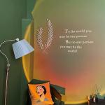 CORATED Sunset Lamp, Projector Sunset Light 180 Degree Rotation Projection LED Night Light for Photography, Selfie, Home and Bedroom Decor (Sunset Red)