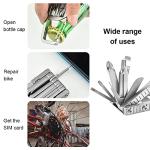 baixikly Pocket Multitool Keychain Screwdriver Multifunctional Screwdriver Folding Outdoor Bottle Opener for Camping Outdoors