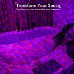 Rossetta Galaxy Projector for Bedroom, Smart App Star Light Projector with Bluetooth Speaker and White Noise, Night Light for Kids Adults Game Room, Home Party, Ceiling, Room Décor