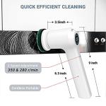 AIRSEE Electric Spin Scrubber, Cordless Power Rotating Brush, 2 Speeds, 6 Replaceable Brush Heads, Handheld Shower Bathroom Scrubber for Cleaning Floors, Windows, Bathtubs, Tiles, Sink, Car