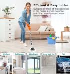 MGLSDeet Electric Spin Scrubber Scrub Brush, Rechargeable Cleaning Brush with 8 in 1 Replaceable Brush Heads, Cordless Power Spin Scrubber 90Mins for Bathroom Shower Bathtub Glass Car