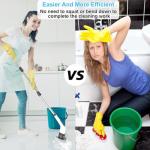 MGLSDeet Electric Spin Scrubber Scrub Brush, Rechargeable Cleaning Brush with 8 in 1 Replaceable Brush Heads, Cordless Power Spin Scrubber 90Mins for Bathroom Shower Bathtub Glass Car