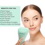 Wonderwin Ice Roller for Face and Body Massage, Facial Roller Skin Care Tool for Reduce Wrinkles and Puffiness, Migraine Pain Relief and Skin Tighten, Cold Therapy for Cooling and Calming(Green)