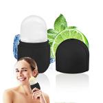 Ice Roller for Face and Eye, Upgrated Ice Face Roller, Ice Facial Cube,Facial Ice Roller Skin Care Tool for Eye Puffiness Relief & Remove Fine Lines Beauty Gift for Women(Black)