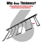 Vikerniel Drill Holder, Power Tool Organizer, Wall Mount 4 Cordless Metal Shelf Holder, Utility Storage Rack for Dewalt Cordless Tools for father day gifts