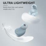 TOZO A1 Wireless Earbuds Bluetooth 5.3 Light Weight in Ear IPX5 Waterproof Headphones 2 Mic for AI Calls, Immersive Premium Sound Bass Headset with Charging Case, 32 Presets EQ Customization via App