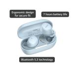 TOZO A1 Wireless Earbuds Bluetooth 5.3 Light Weight in Ear IPX5 Waterproof Headphones 2 Mic for AI Calls, Immersive Premium Sound Bass Headset with Charging Case, 32 Presets EQ Customization via App