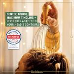 HELDSON® Premium Wire Head Massager Scalp Massage Tool - 32 Fingers Octopus Scratcher - Stress Relax Tickler - Hair Massagers Whisk - Headspa Equipment - Headscratcher Tickle Tools - Gift Men, Women