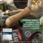 HELDSON® Premium Wire Head Massager Scalp Massage Tool - 32 Fingers Octopus Scratcher - Stress Relax Tickler - Hair Massagers Whisk - Headspa Equipment - Headscratcher Tickle Tools - Gift Men, Women