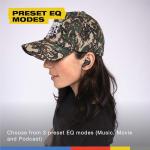 Skullcandy Smokin’ Buds Wireless Earbuds, Bluetooth Headphones, Noise Isolating Fit, Up to 20 Hours Battery, IPX4 Sweat and Water Resistant, Microphone for iPhone Android - True Black