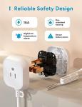 meross Smart Temperature Controller 15A 1800W, Smart Wi-Fi Thermostat Controlled Outlet Plug Works with Apple Home, Alexa, Google Home for Heating Cooling Homebrew Fermentation Reptiles Greenhouse