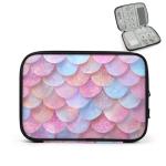 RPWOBBYQ Cable Organizer Mermaid Scale Electronics Travel Organizer Case Tech Accessories Pouch Waterproof Cord Storage Bag for Power Bank Charger Phone Earphone