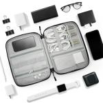 RPWOBBYQ Cable Organizer Mermaid Scale Electronics Travel Organizer Case Tech Accessories Pouch Waterproof Cord Storage Bag for Power Bank Charger Phone Earphone